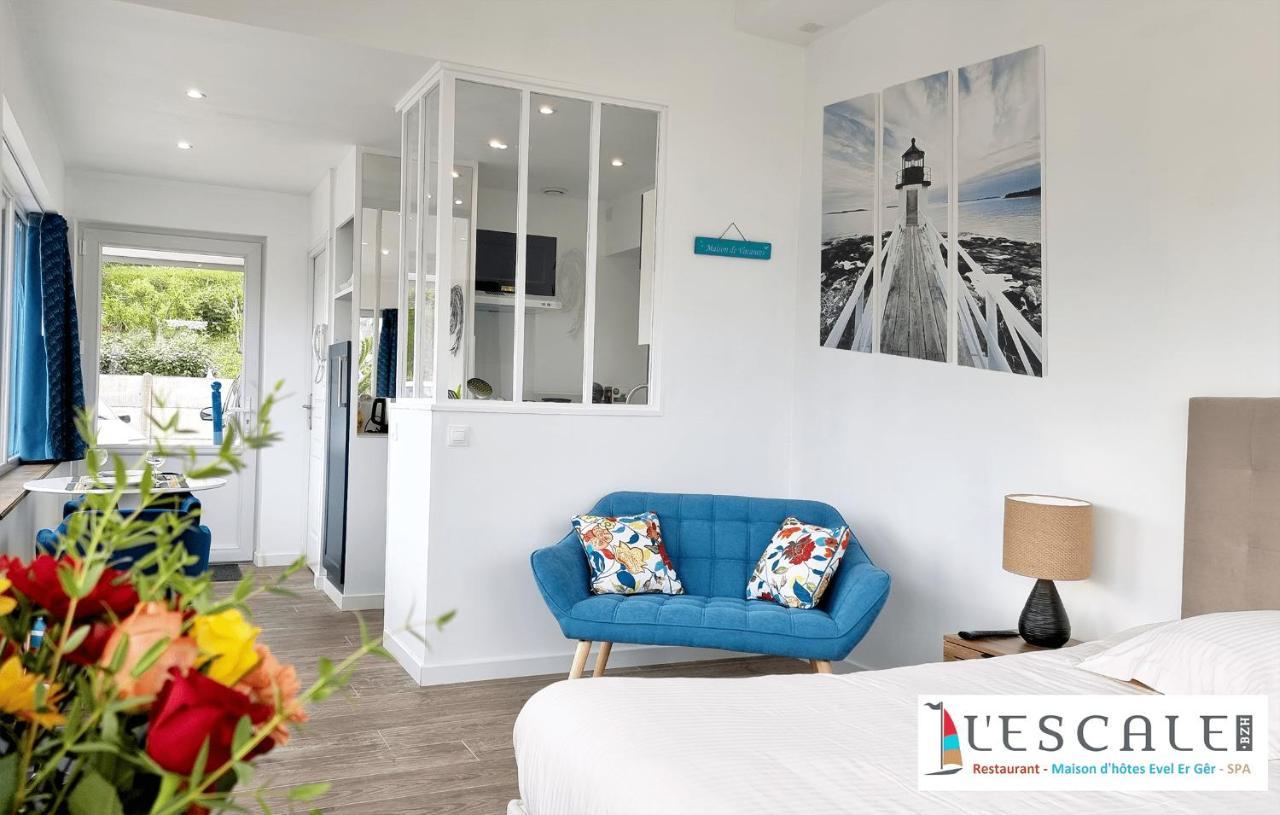L'Escale Evel Er Ger Bed & Breakfast Locquirec Exterior foto